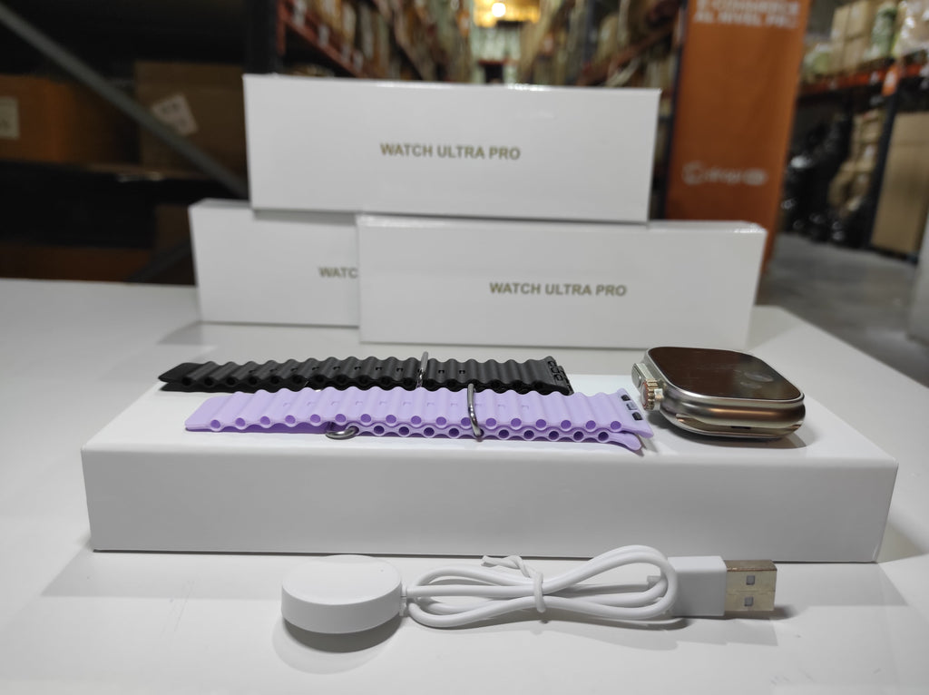 Smartwatch Ultra Pro con 2 Correas (Negro + Morado ) - additional image 4