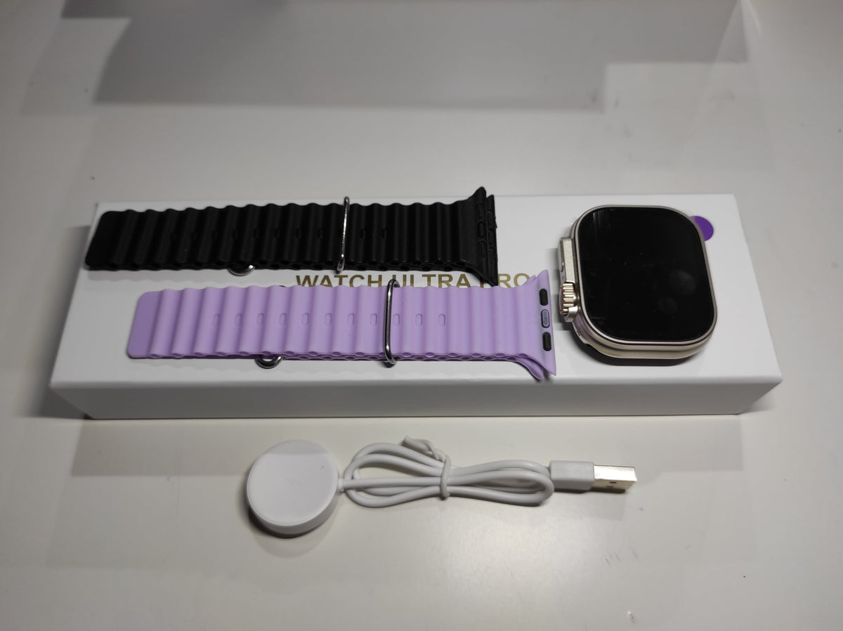 Smartwatch Ultra Pro con 2 Correas (Negro + Morado ) - additional image 8