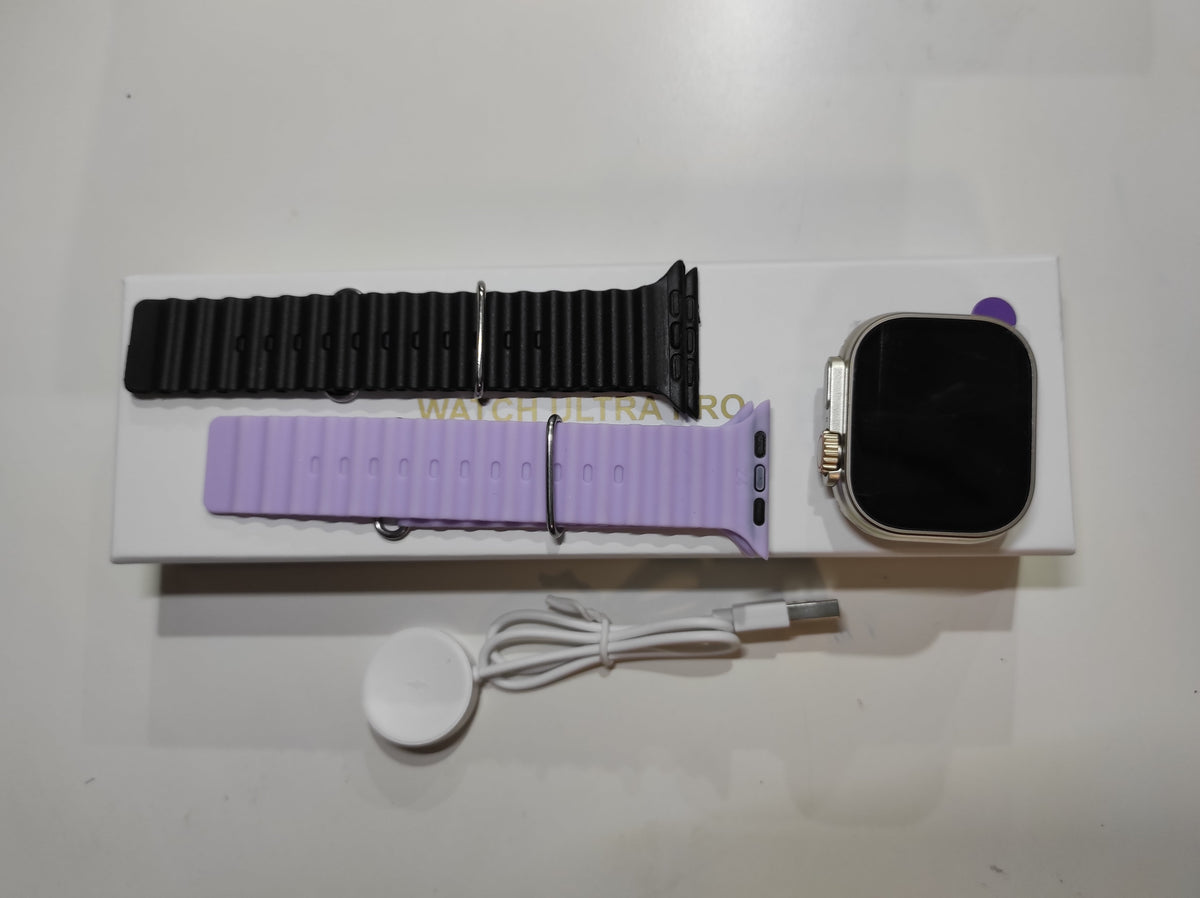 Smartwatch Ultra Pro con 2 Correas (Negro + Morado ) - additional image 1